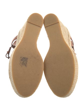 Saint Laurent Leather Espadrilles