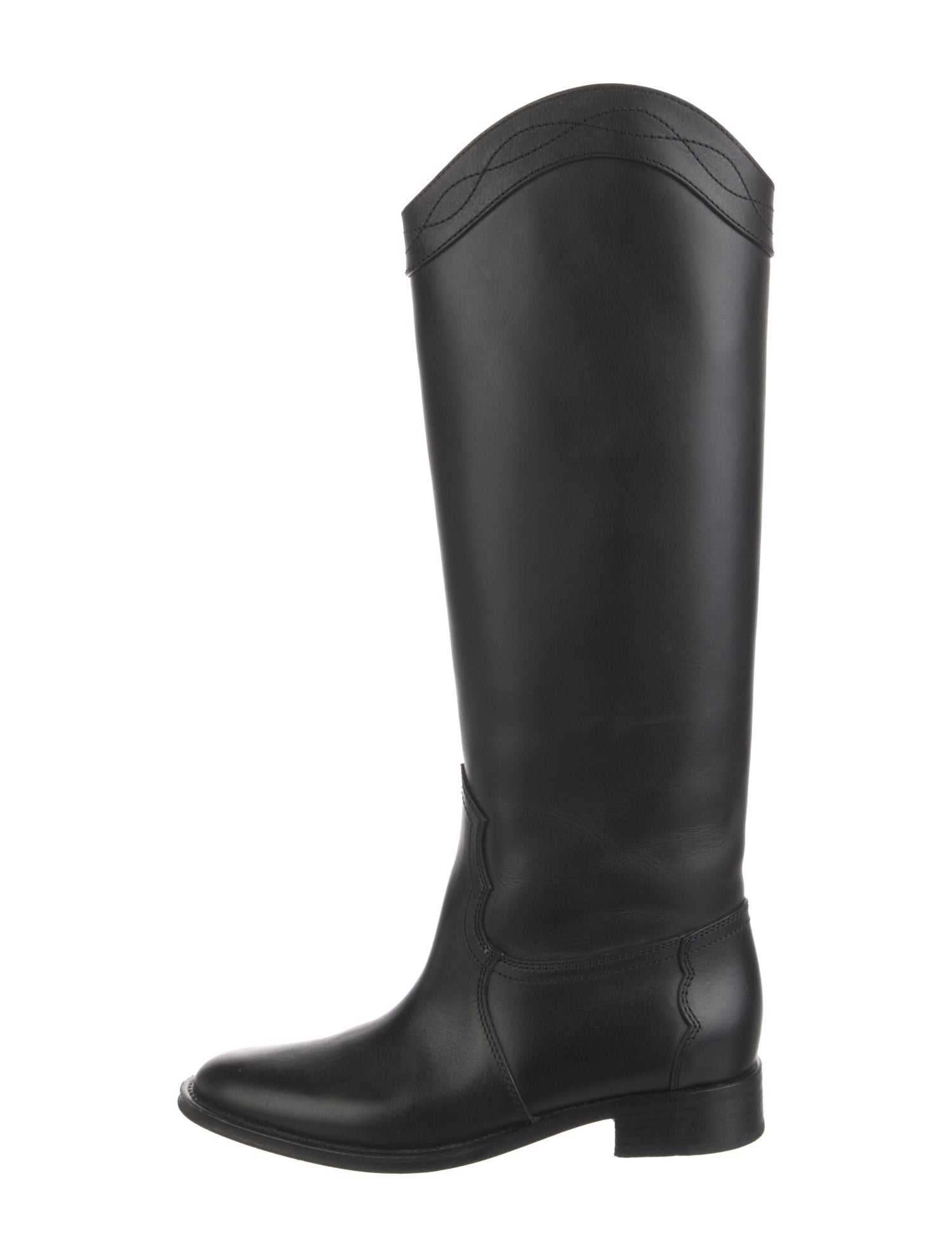 Saint Laurent Leather Riding Boots