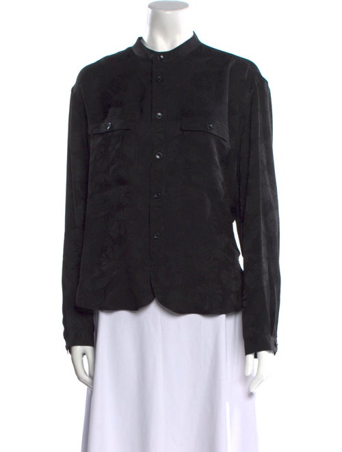 Saint Laurent 2021 Silk Button-Up Top