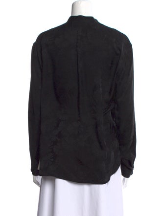 Saint Laurent 2021 Silk Button-Up Top