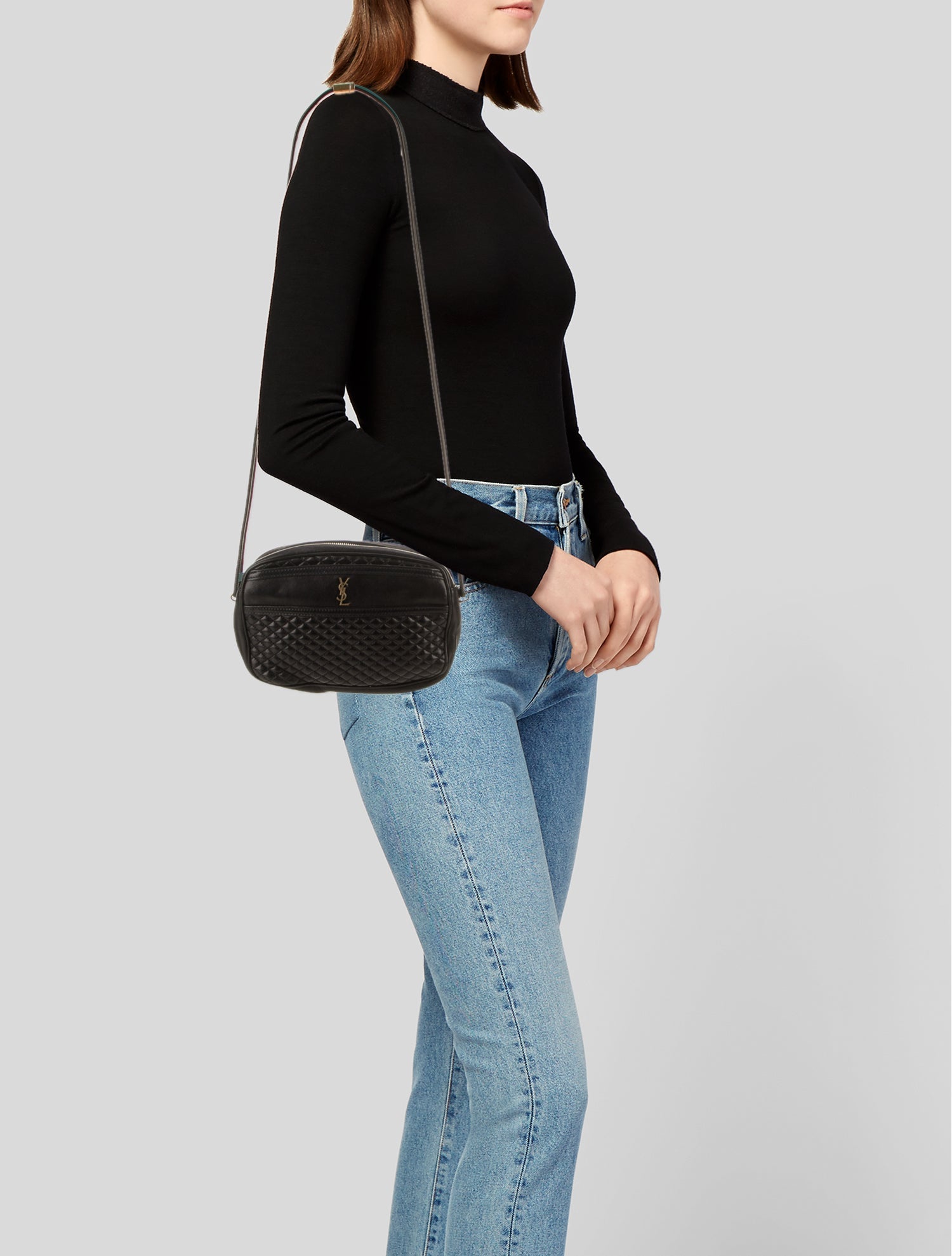 Saint Laurent Quilted Shoulder Bag Vintage