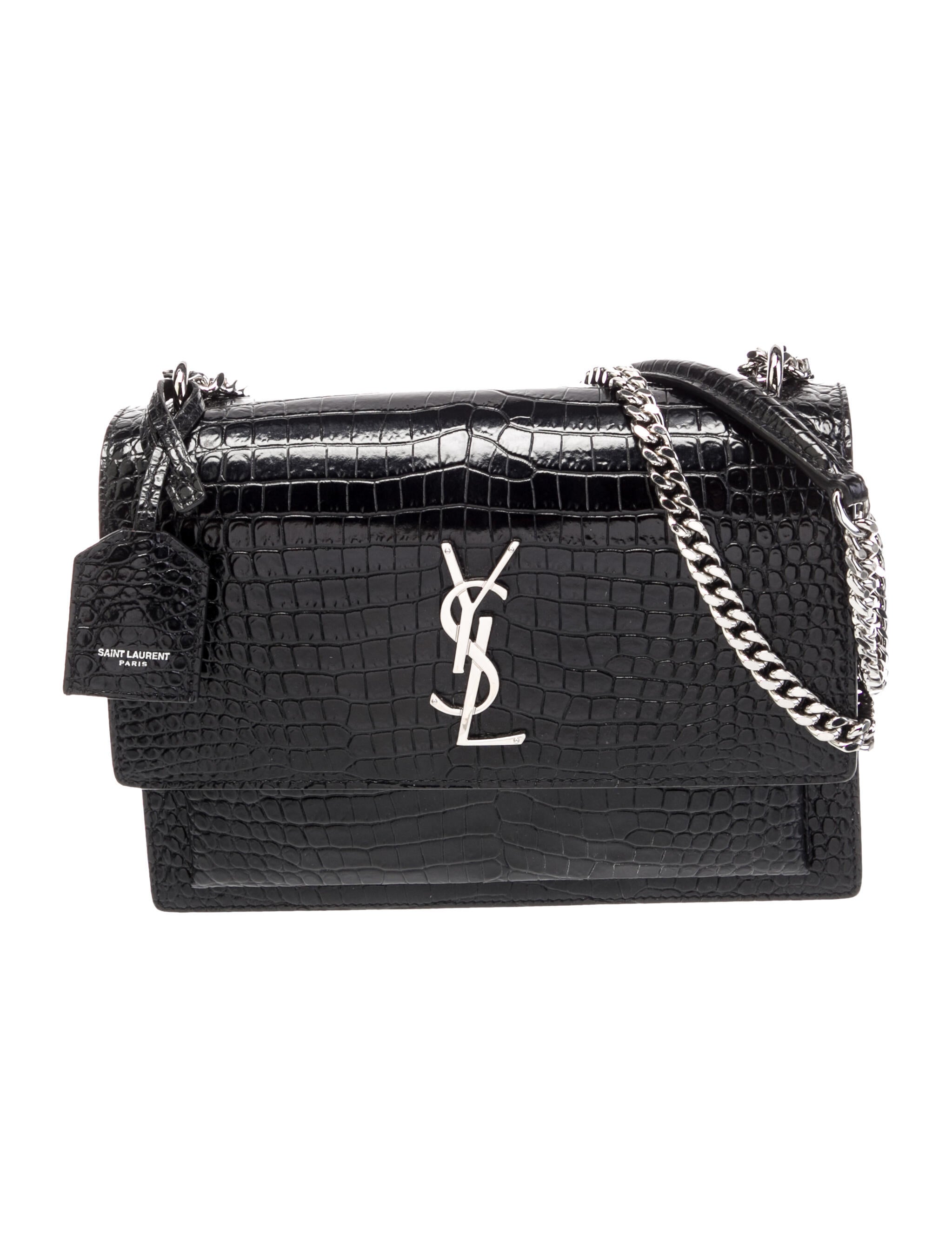 Saint Laurent Embossed Leather Sunset Medium