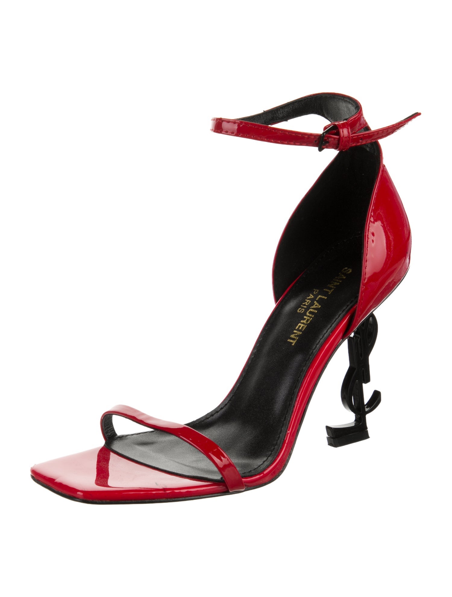 Saint Laurent Patent Leather Sandals