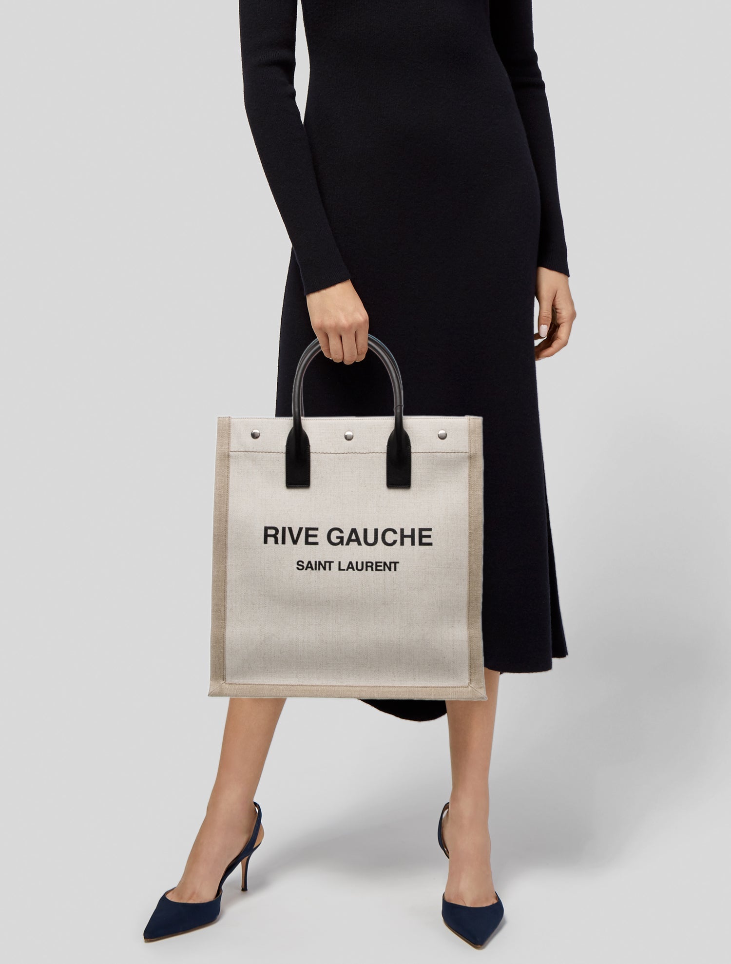 Saint Laurent Canvas Rive Gauche w/ Tags