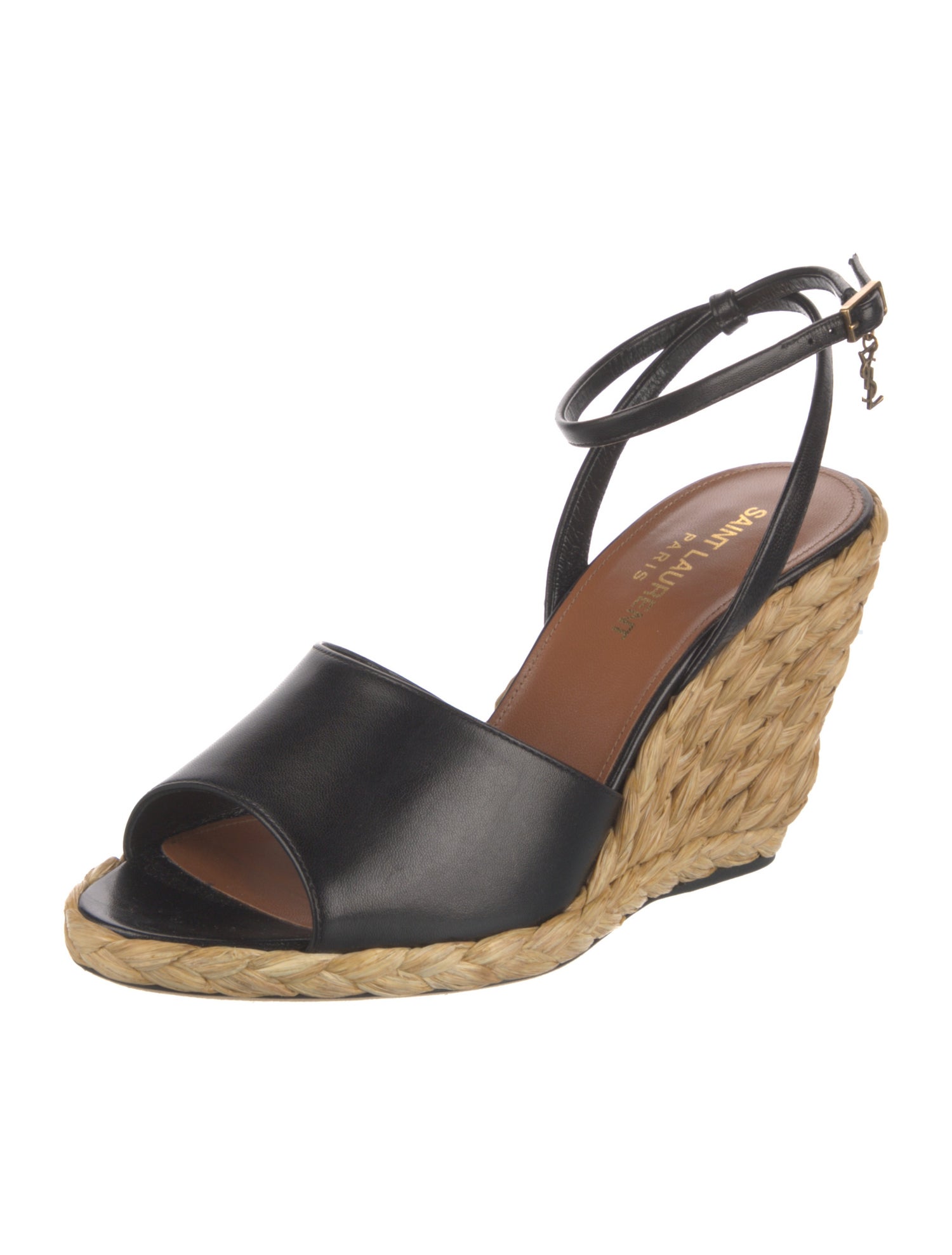 Saint Laurent Leather Espadrilles