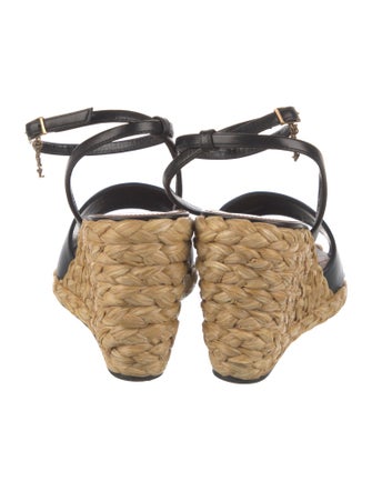 Saint Laurent Leather Espadrilles