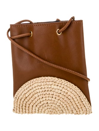 Saint Laurent Leather Pochon Mini