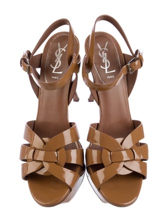 Saint Laurent Patent Leather Sandals