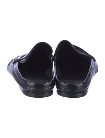 Saint Laurent Peg Leather Mules