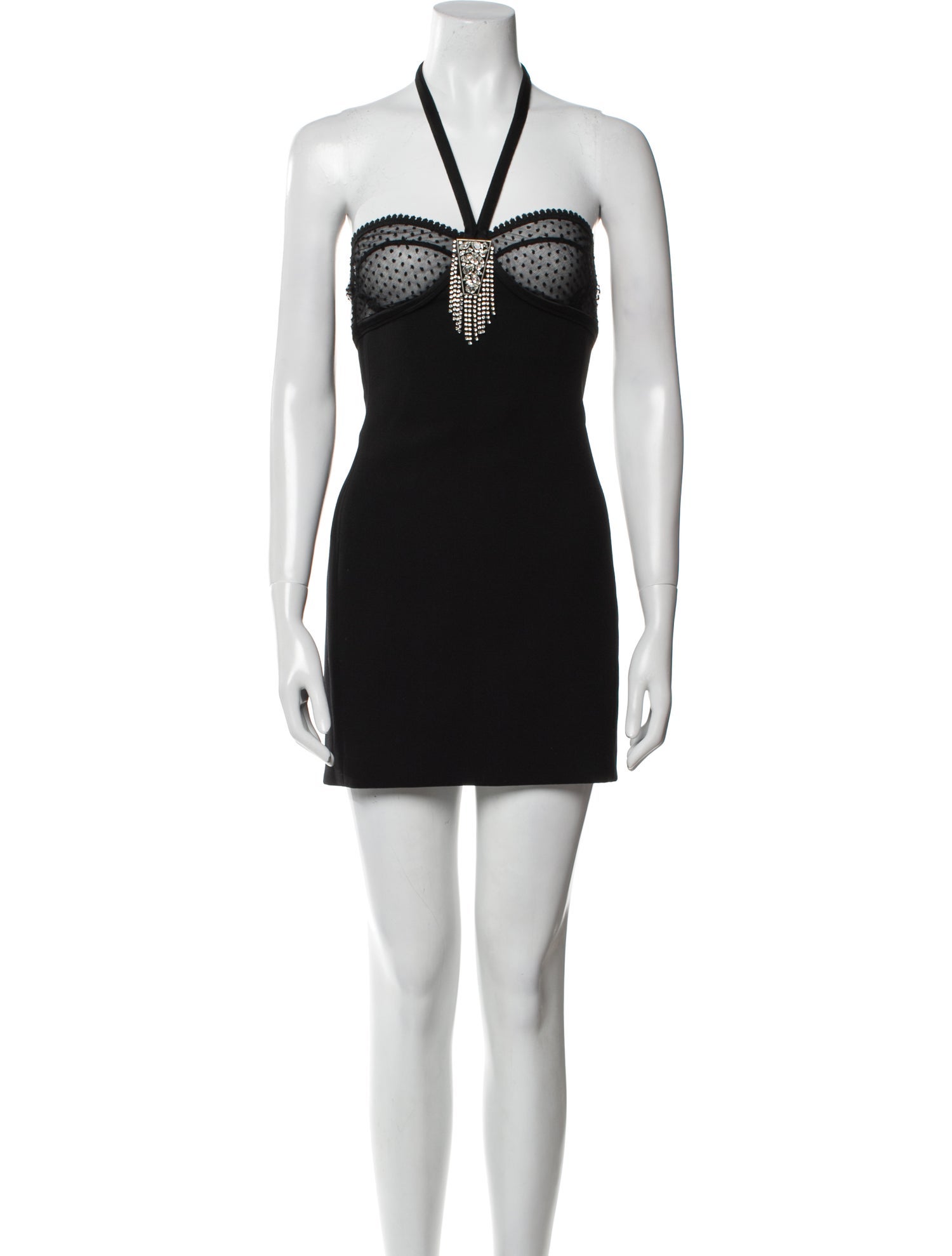 Saint Laurent Wool Mini Dress