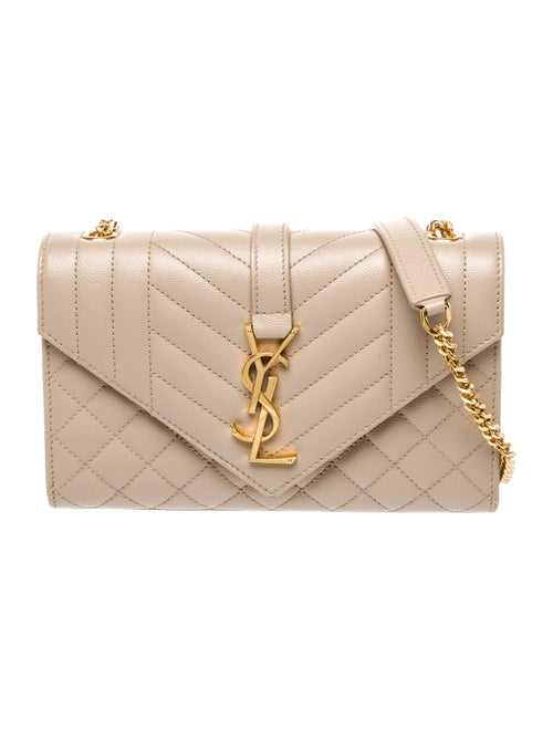 Saint Laurent Leather Envelope Small