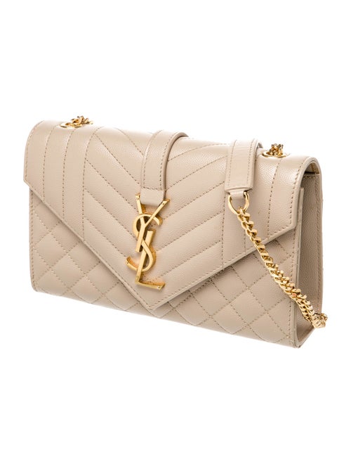 Saint Laurent Leather Envelope Small