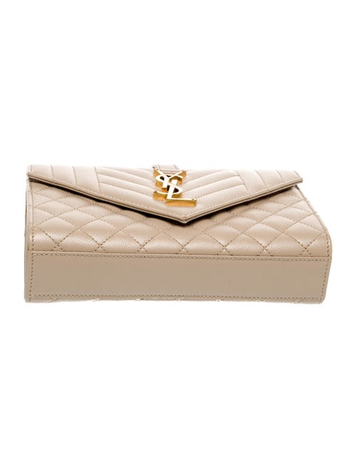 Saint Laurent Leather Envelope Small