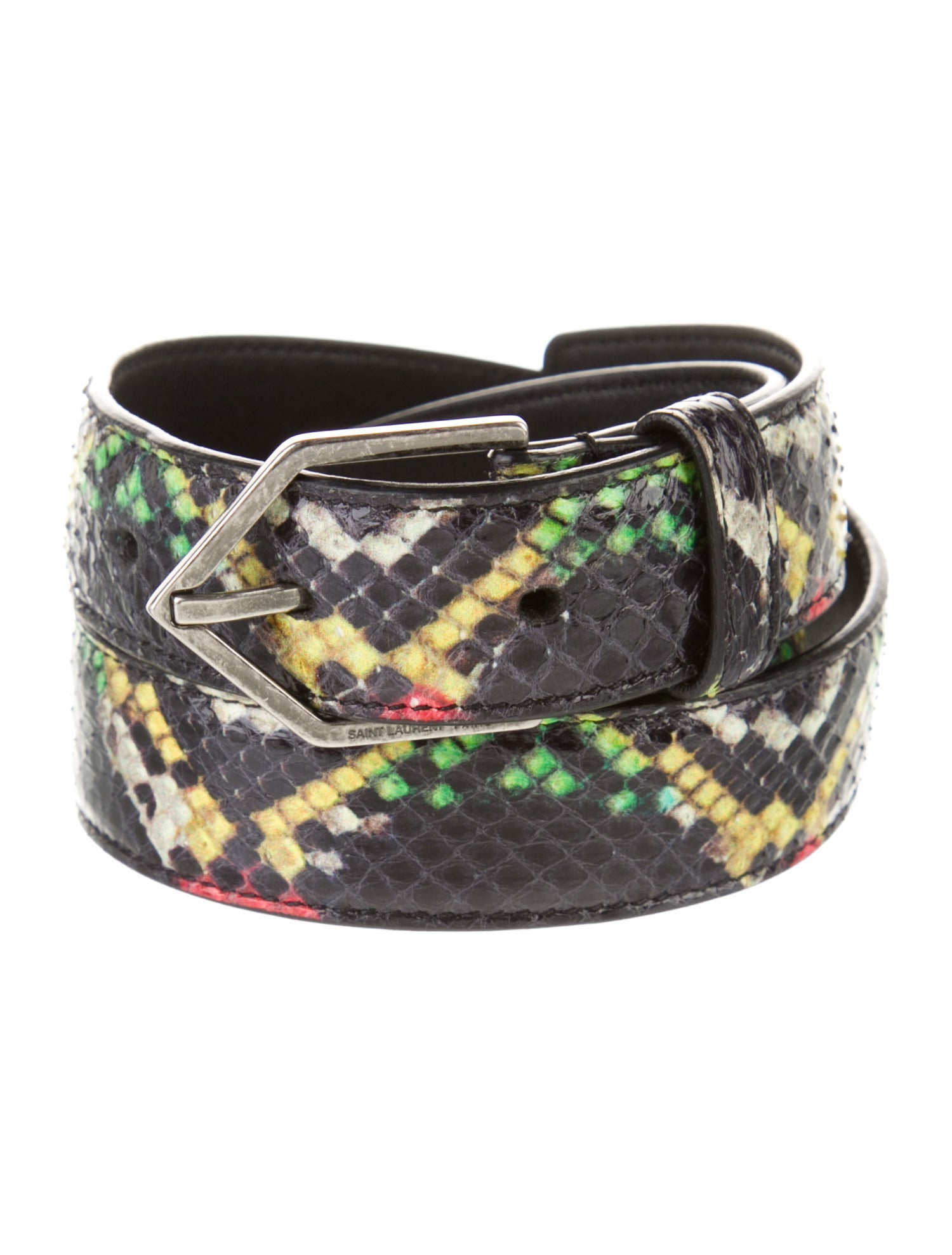 Saint Laurent Skinny Leather Waist Belt