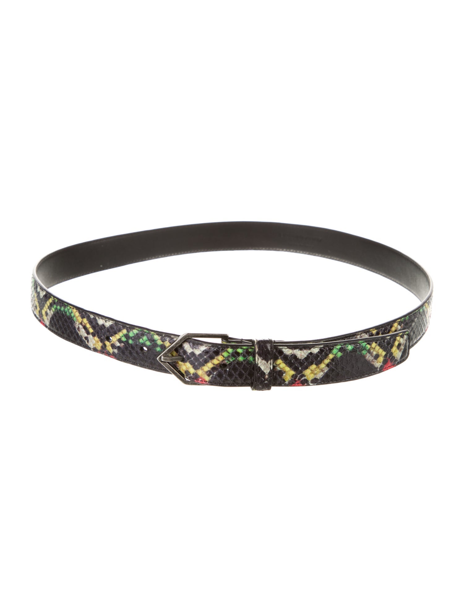 Saint Laurent Skinny Leather Waist Belt