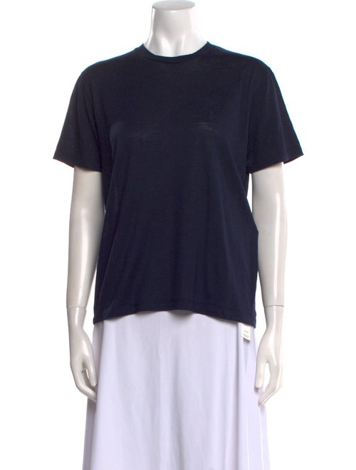 Saint Laurent Wool Crew Neck T-Shirt