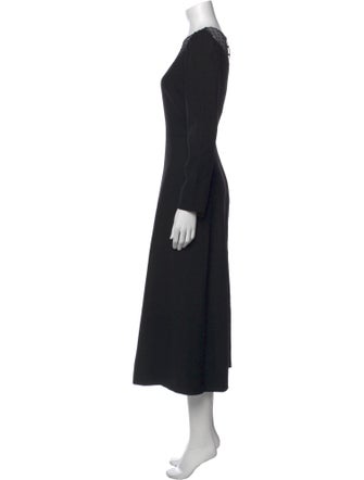 Saint Laurent Wool Long Dress