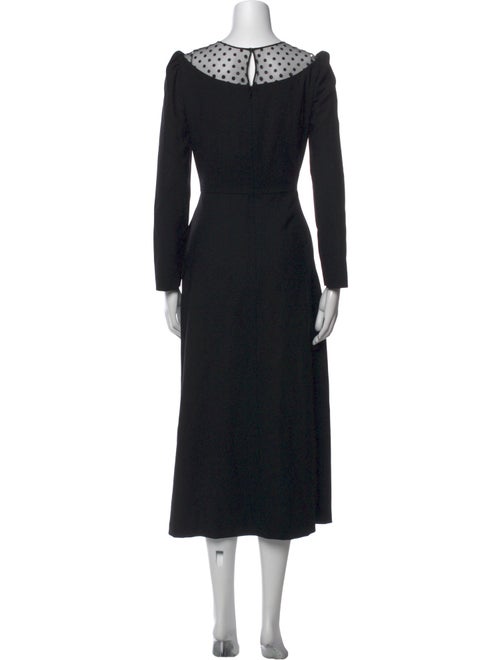 Saint Laurent Wool Long Dress