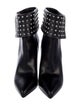 Saint Laurent Spike Accents Leather Boots