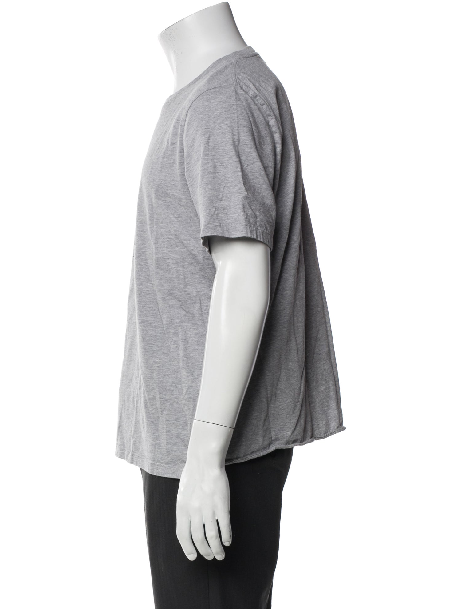 Saint Laurent Graphic Print Crew Neck T-Shirt