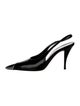 Saint Laurent Patent Leather Slingback Pumps