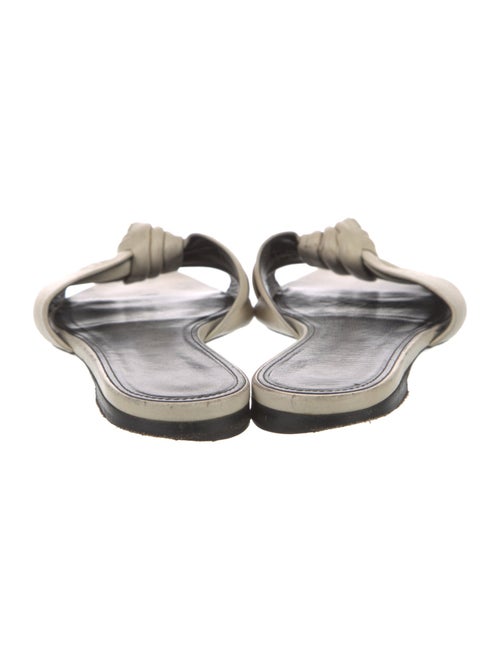 Saint Laurent Leather Slides