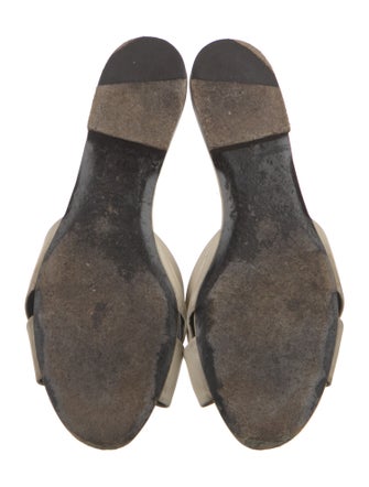 Saint Laurent Leather Slides