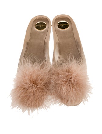 Saint Laurent Satin Mules