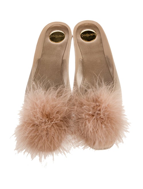 Saint Laurent Satin Mules