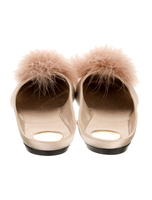 Saint Laurent Satin Mules