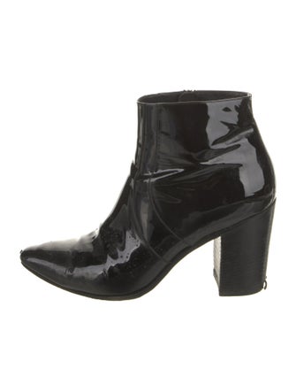 Saint Laurent Patent Leather Boots
