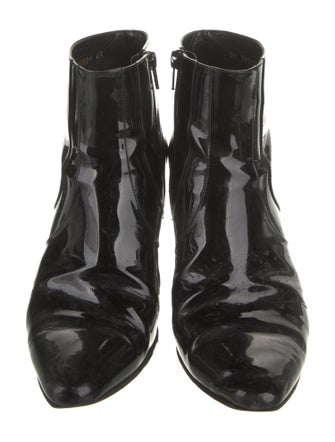 Saint Laurent Patent Leather Boots