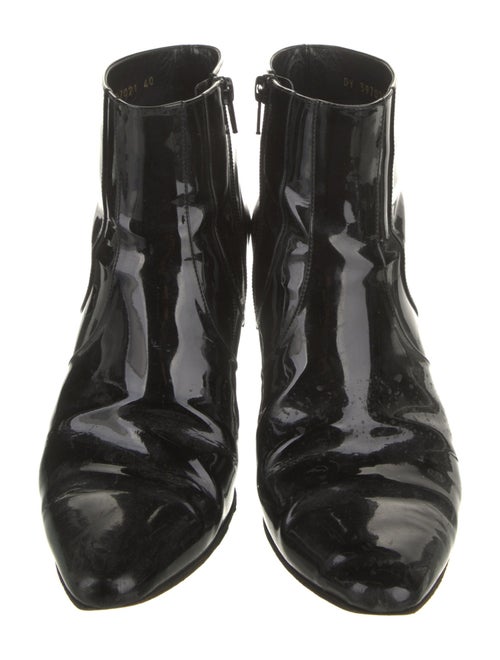 Saint Laurent Patent Leather Boots
