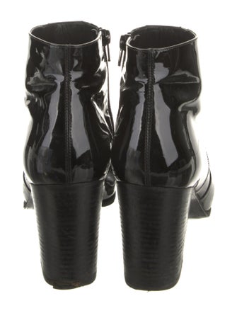Saint Laurent Patent Leather Boots