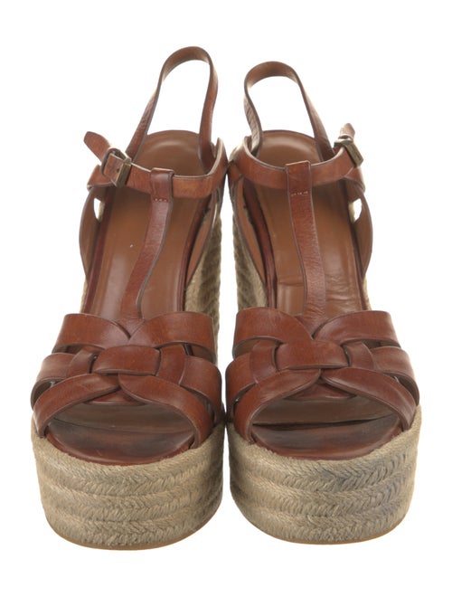 Saint Laurent Leather Espadrilles