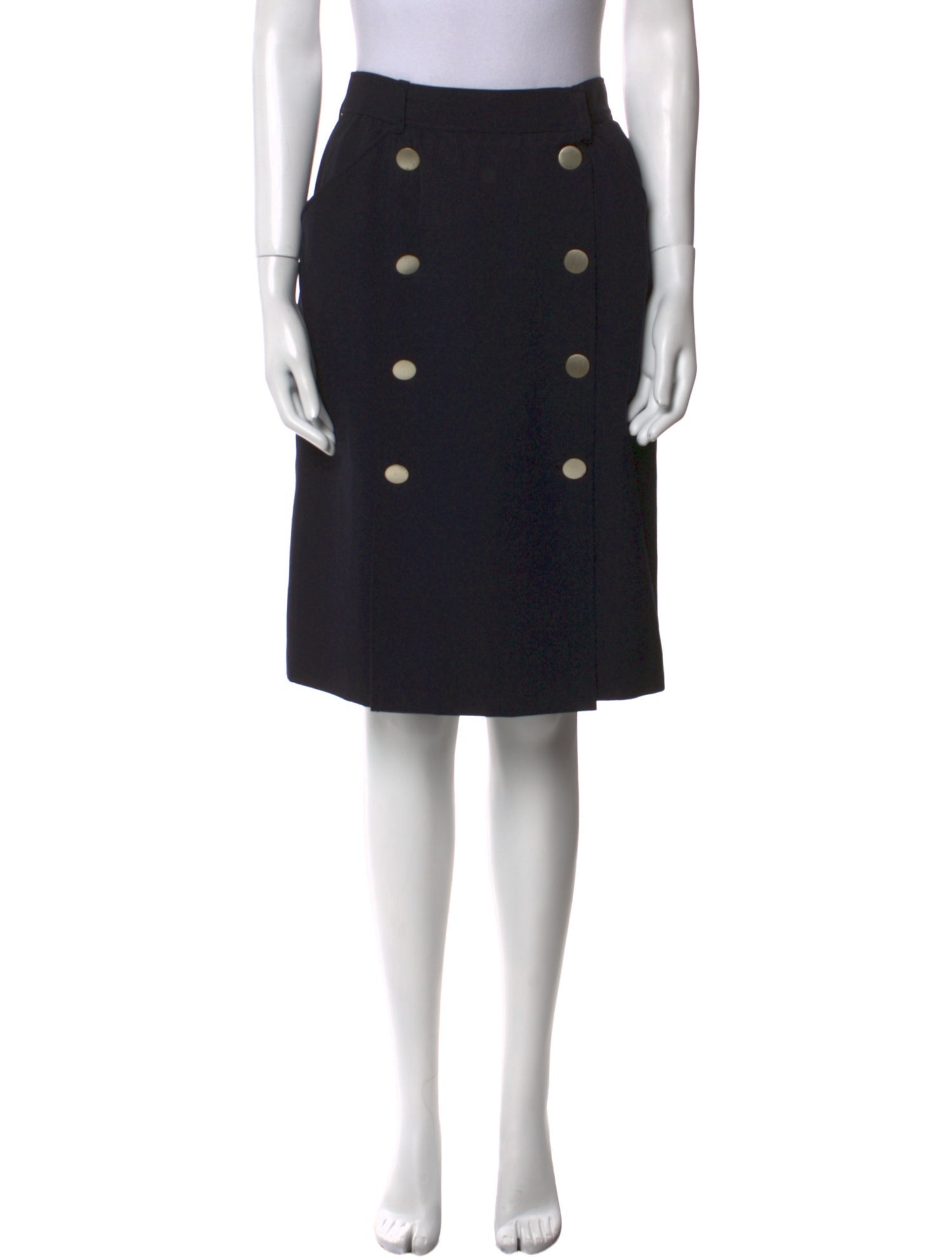 Yves Saint Laurent Rive Gauche Vintage Knee-Length Skirt