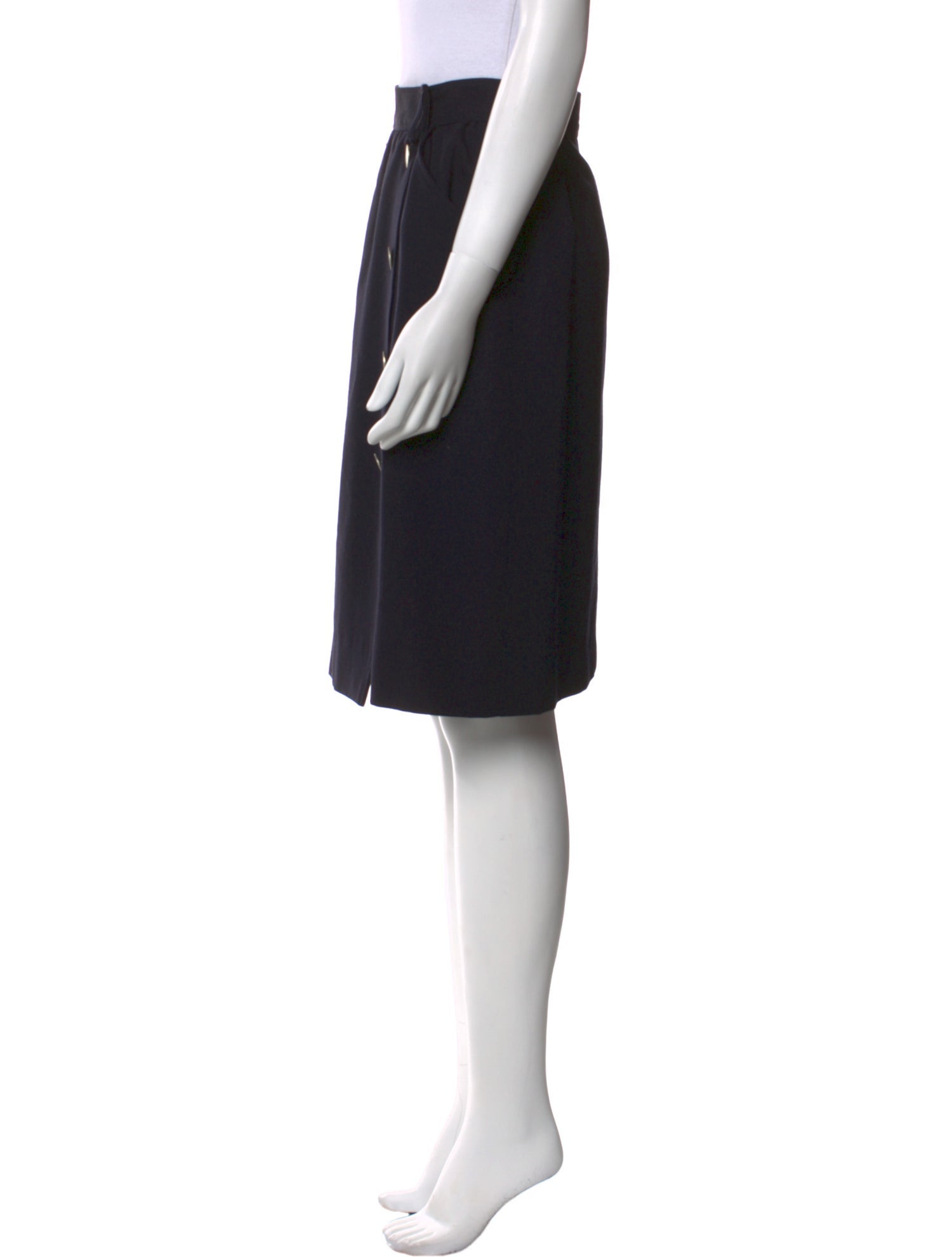 Yves Saint Laurent Rive Gauche Vintage Knee-Length Skirt