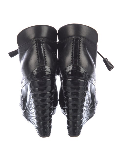 Saint Laurent Leather Lasercut Accents Pumps