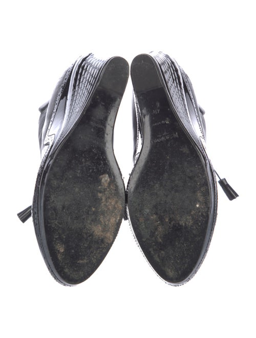 Saint Laurent Leather Lasercut Accents Pumps