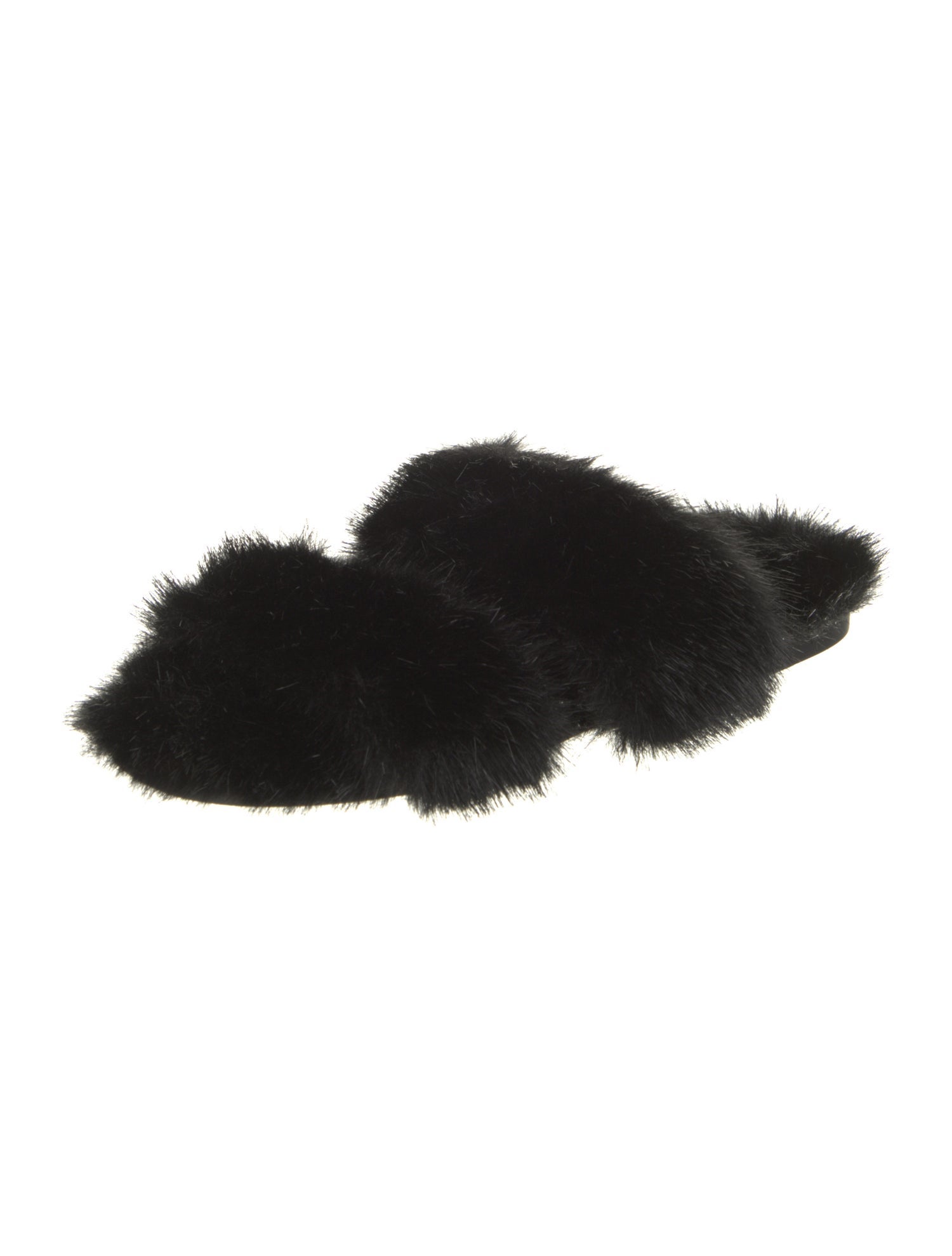 Saint Laurent Mink Fur Trim Slides