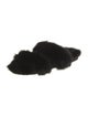Saint Laurent Mink Fur Trim Slides