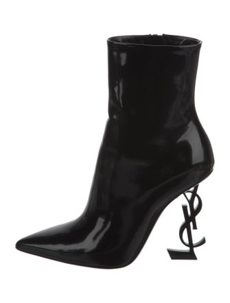Saint Laurent Patent Leather Sock Boots