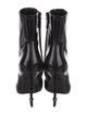 Saint Laurent Patent Leather Lace-Up Boots