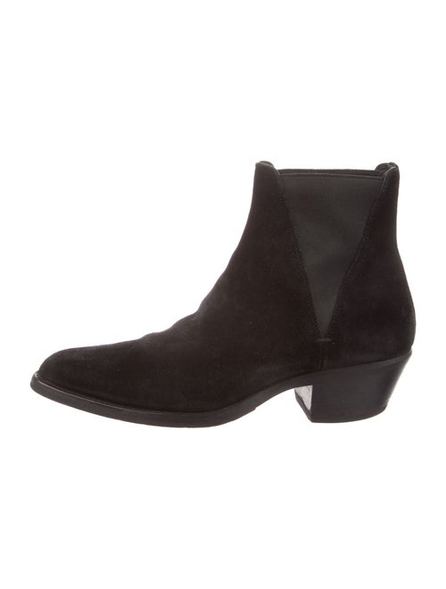 Saint Laurent Suede Chelsea Boots