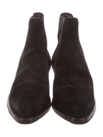 Saint Laurent Suede Chelsea Boots