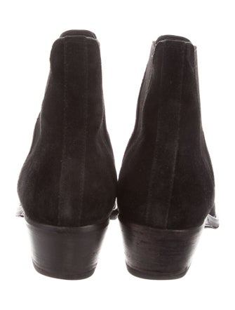 Saint Laurent Suede Chelsea Boots