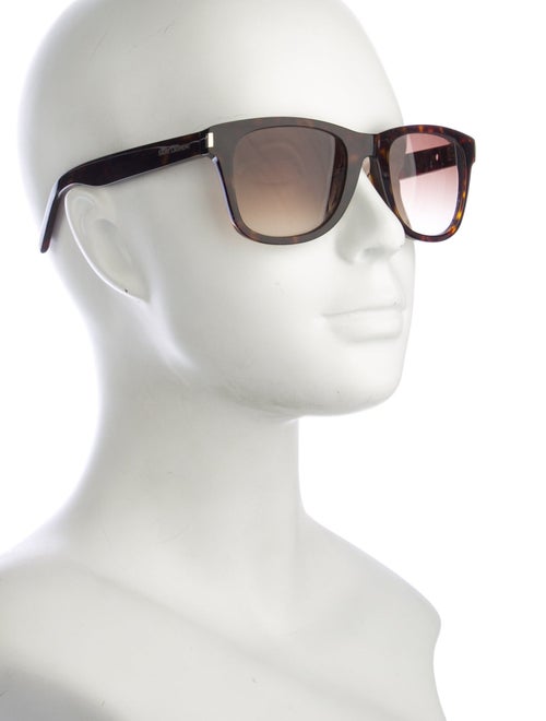 Saint Laurent Square Gradient Sunglasses
