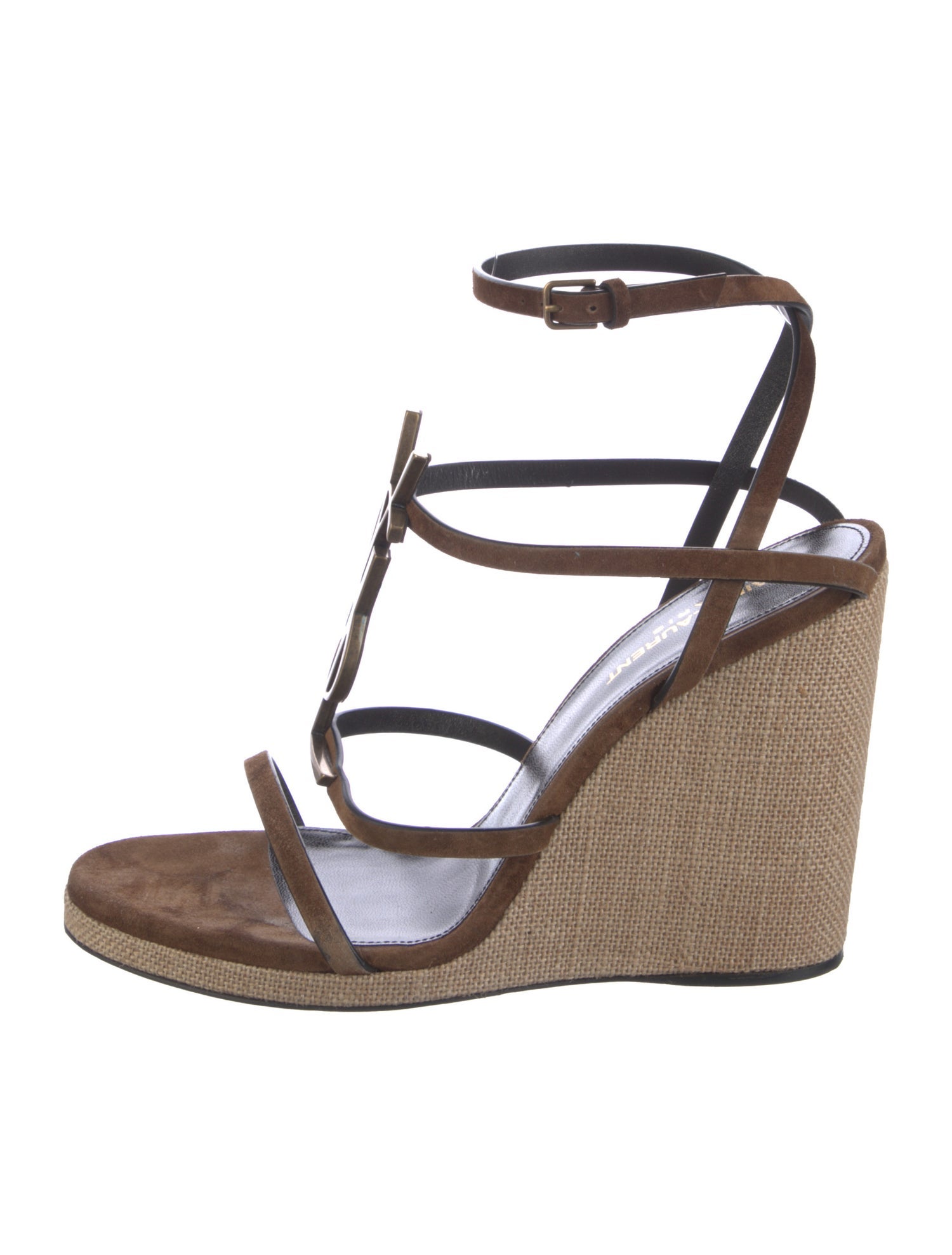 Saint Laurent Suede Gladiator Sandals