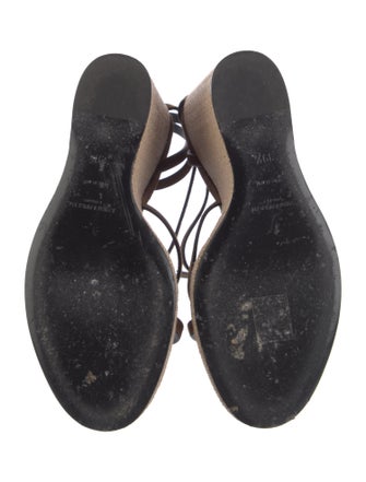 Saint Laurent Suede Gladiator Sandals