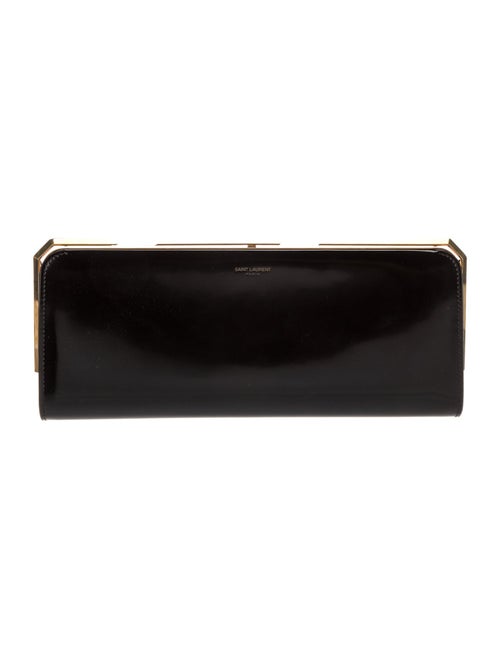 Saint Laurent Patent Leather Date Charnière Minaudière 2023